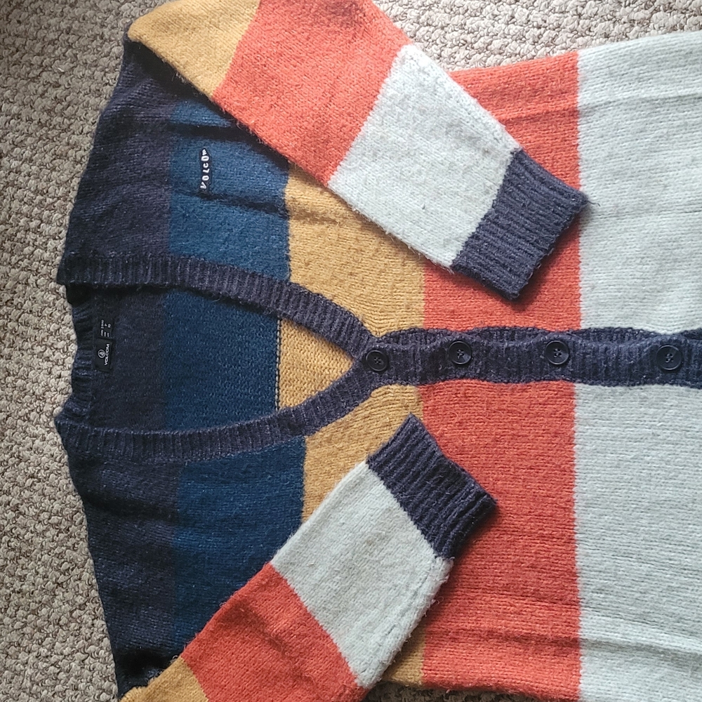 Volcom Multicolor Oversized Cardigan